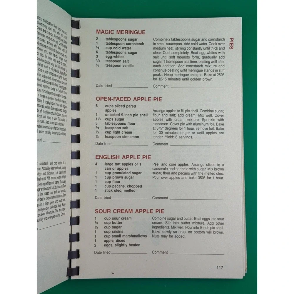 Angels' Food Cookbook Veda Wyatt 1988 Texas Christian Recipes Spiral Bound